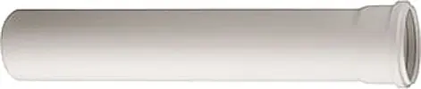 Ubbink rookgasafvoerbuis 100x2000mm PP, enkelwandig transparant 0718594 Direct Verzonden
